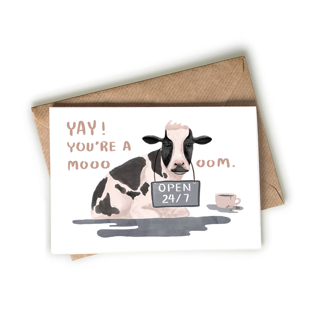 Milk Factory Cow Mom Card – Easy Sunday Club